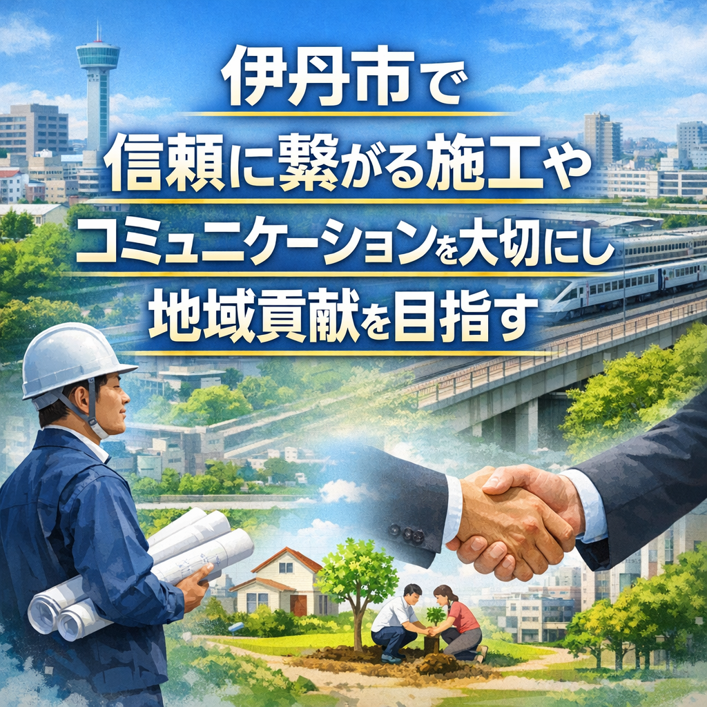 伊丹市で信頼に繋がる施工やコミュニケーションを大切にし地域貢献を目指す