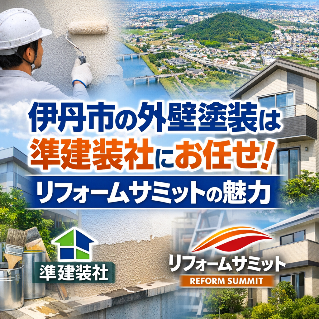 伊丹市の外壁塗装は準建装社にお任せ！リフォームサミットの魅力