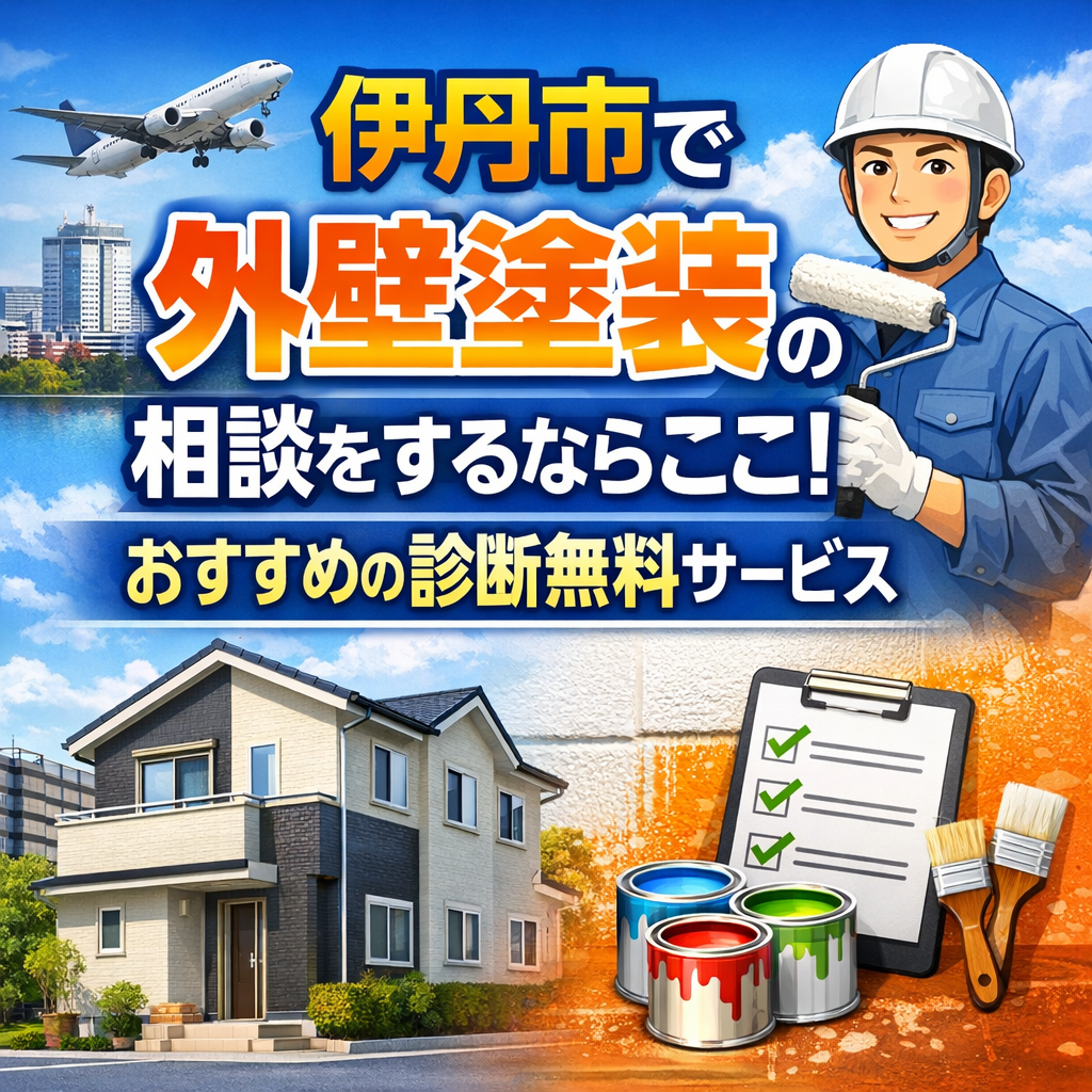 伊丹市で外壁塗装の相談をするならここ！おすすめの診断無料サービス