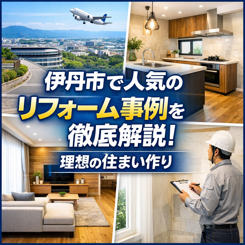 伊丹市で人気のリフォーム事例を徹底解説！理想の住まい作り