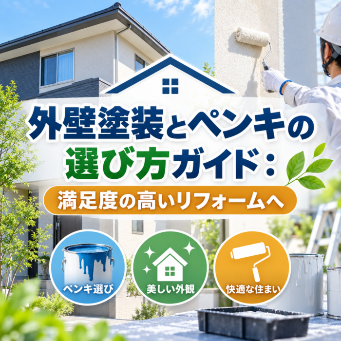 外壁塗装とペンキの選び方ガイド：満足度の高いリフォームへ